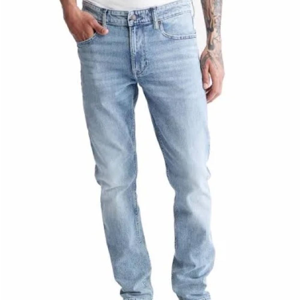 Calvin Klein Slim Light Blue Denim Jeans 34 Size